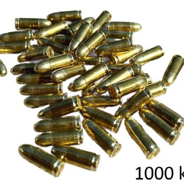 Střelivo 9 mm Luger FMJ 124grs Best Bullets - akce 1000 ks