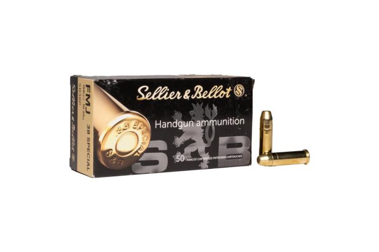 Náboje 38 SPECIAL, FMJ, 158Gr, 10,25g, Sellier & Bellot, 50 ks