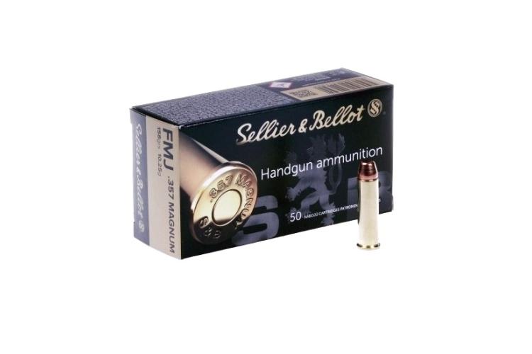 Náboje 357 MAGNUM, FMJ, 158Gr, 10,25g, Sellier & Bellot, 50 ks