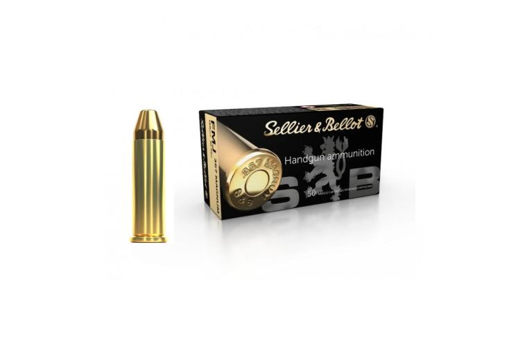 Náboje 357 MAGNUM, FMJ, 158Gr, 10,25g, Sellier & Bellot, 50 ks