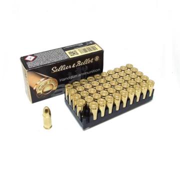 Střelivo 9mm Luger, FMJ, 124Gr, 8g, Sellier & Bellot, 1000 ks