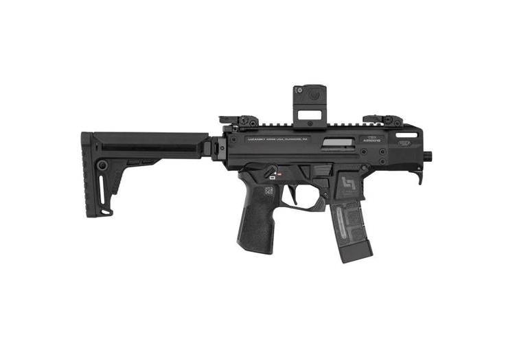 Samonabíjecí karabina Lucansky Arms Stinger 9, 9 mm Luger, hl. 4 inch