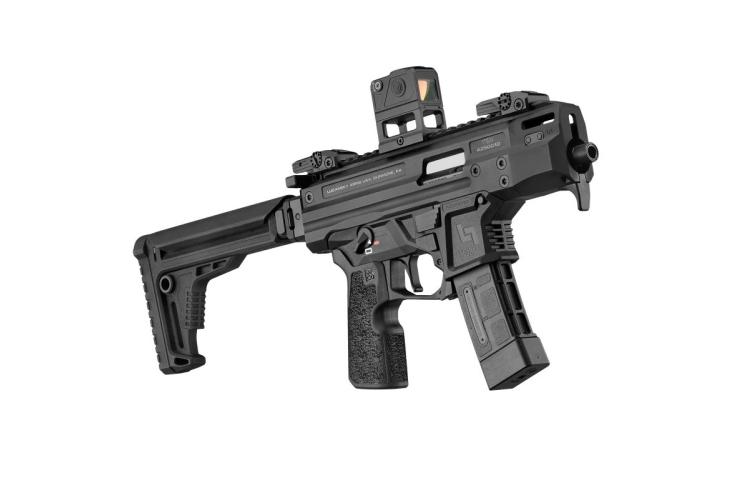 Samonabíjecí karabina Lucansky Arms Stinger 9, 9 mm Luger, hl. 4 inch