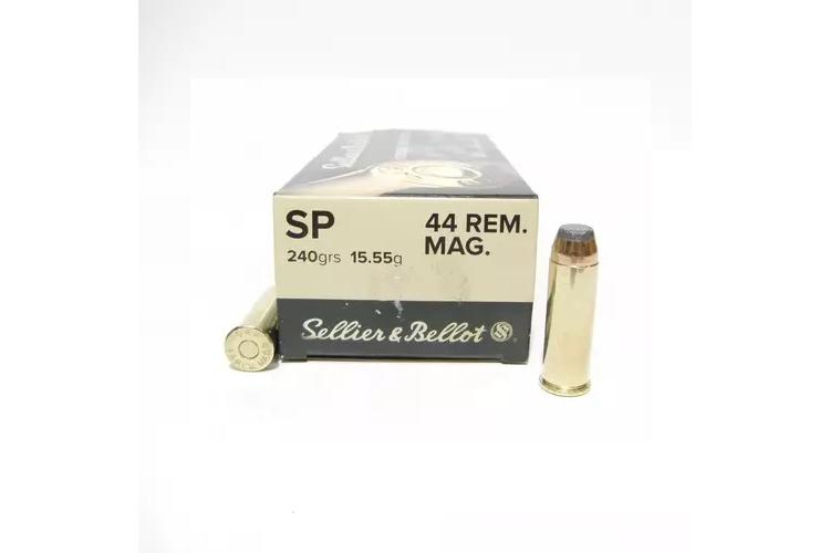 Náboj 44 Rem Mag, SP, 240gr, 15,55 g, Sellier&Bellot, 50 ks