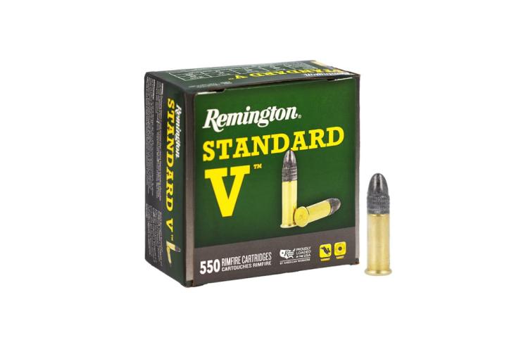 Remington, Standard V, .22LR, 38GR (2,46g), LRN - 550 ks, malorážkové střelivo