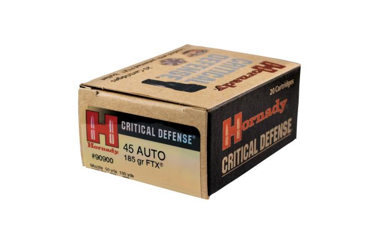 Hornady Critical Defense, .45 ACP, 185GR, 11,9g, FTX CD