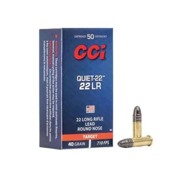 CCI Subsonic Quiet - 22 Target, .22LR, 40GR, 2,6g, LRN, malořážkové střelivo