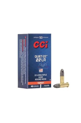 CCI Subsonic Quiet - 22 Target, .22LR, 40GR, 2,6g, LRN, malořážkové střelivo