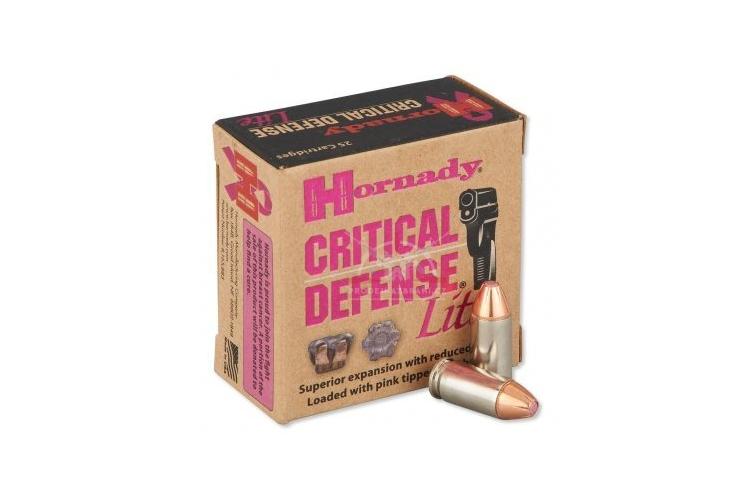 Hornady Critical Defense Lite 9mm 100gr FTX - Hornady Olomouc