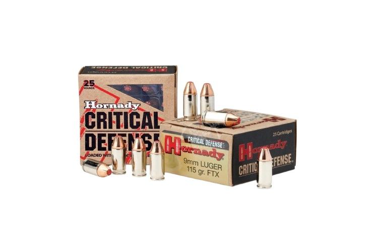 Hornady Critical Defense 9mm 115gr FTX – Prodej zbraní a střeliva Olomouc