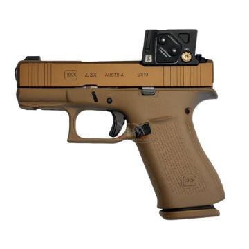 Glock 43X A-CUT COA, 9 mm Luger, Coyote Combo