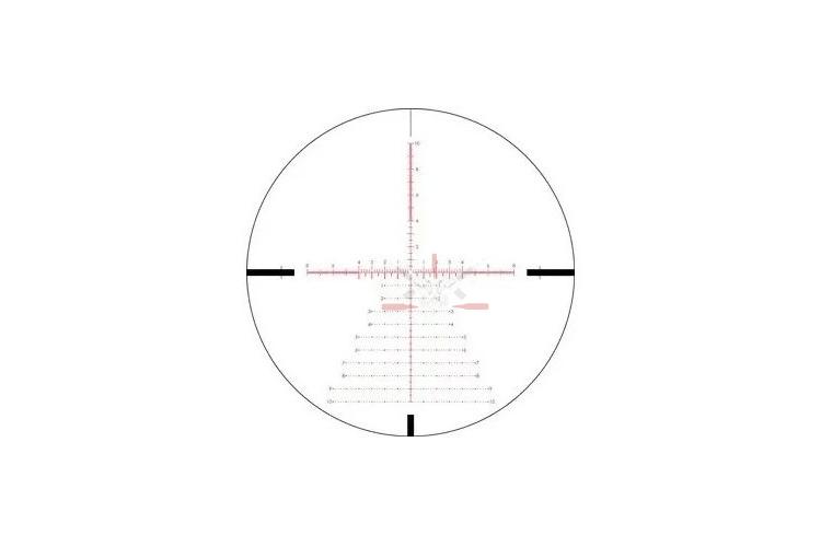 Taktický puškohled Vortex Strike Eagle 5-25x56 FFP s osnovou EBR-7C MRAD a masivními věžičkami.