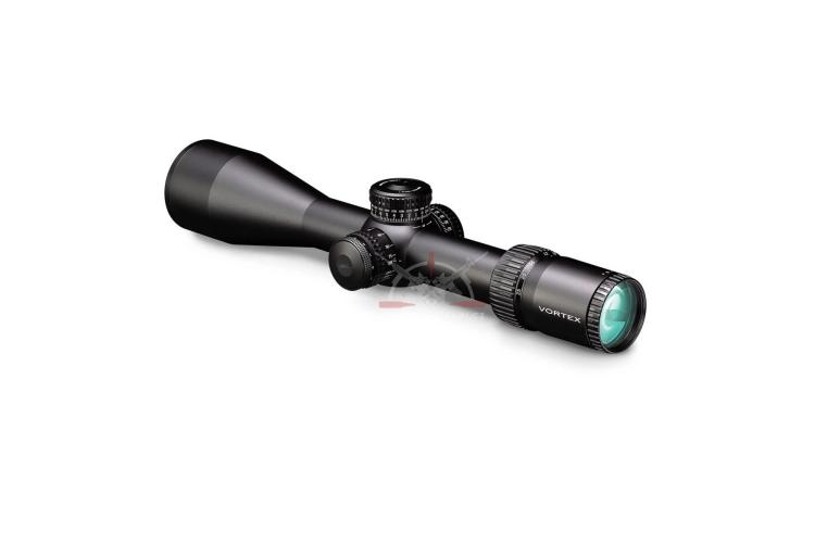 Taktický puškohled Vortex Strike Eagle 5-25x56 FFP s osnovou EBR-7C MRAD a masivními věžičkami.
