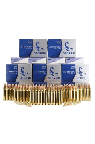 Střelivo 223 rem, 55gr, FMJ, 1000 ks za akční cenu - Prodejna zbraní a střeliva Olomouc - Dolany