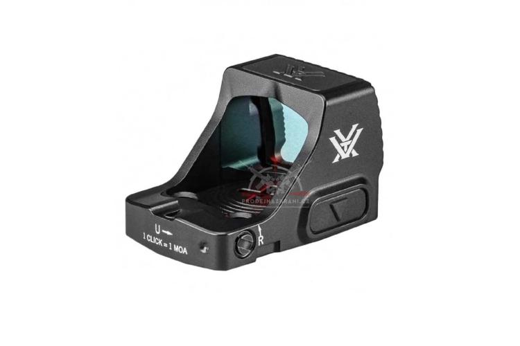 Kolimátor Vortex Defender CCW Micro Red Dot 3 MOA, otevřený s červenou nebo zelenou osnovou