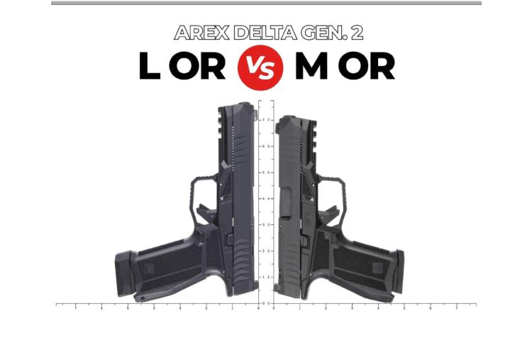 AREX Delta L OR, černá, 9 mm Luger - pistole samonabíjecí