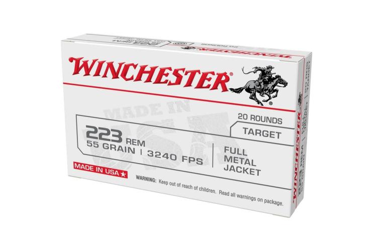 Winchester .223 REM FMJ 55gr - 20ks