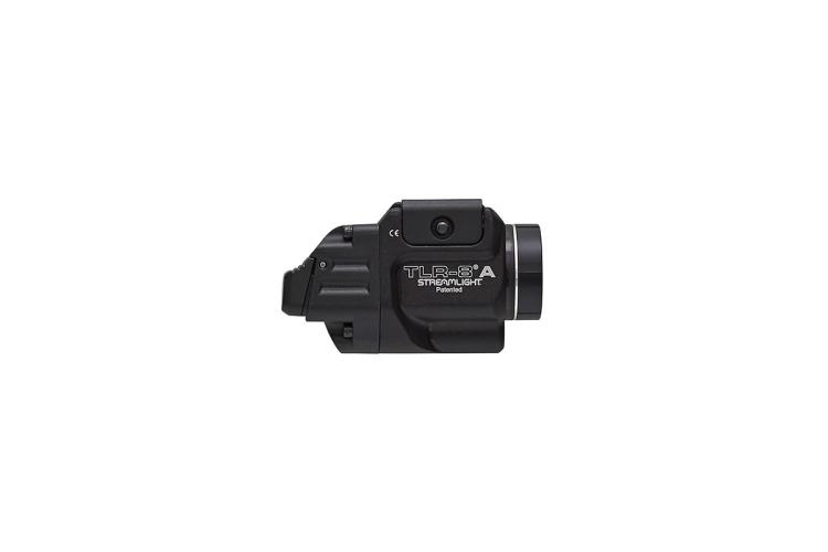 Pistolová svítilna Streamlight TLR-8 A FLEX, červený laser, CR123A baterie, černá