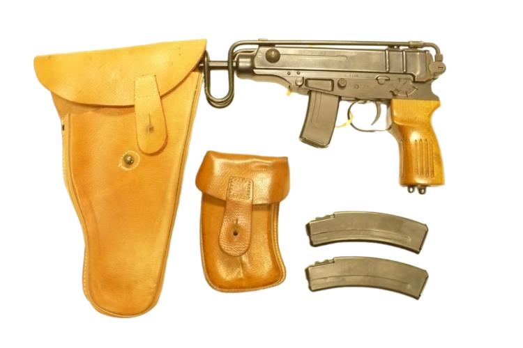 Samopal Škorpion vz. 61 SEMI, 7.65 mm Browning, pistole samonabíjecí