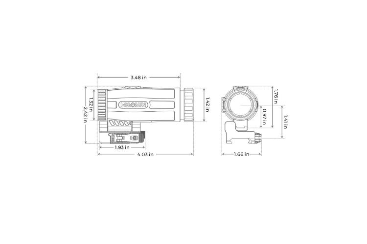 Zvětšovací modul HOLOSUN HM3X magnifier