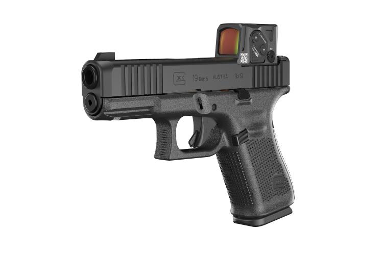 Glock 19 Gen5 A-CUT + kolimátor Aimpoint COA, 9 mm Luger