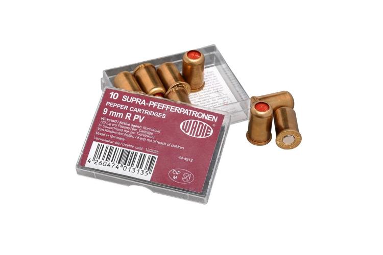 Plynové náboje PV-S 9mm pro revolver, 10ks Supra Pepper