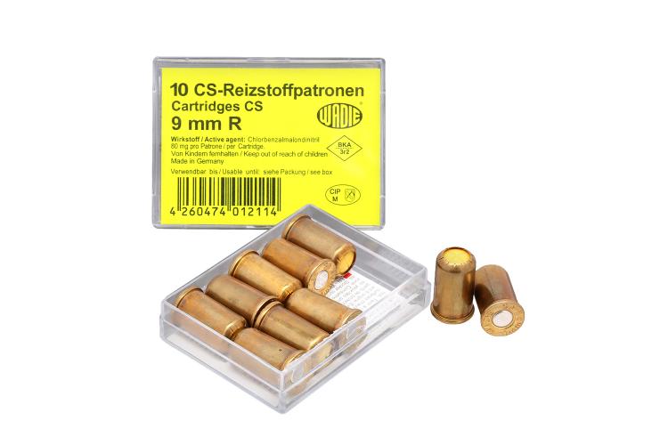 Plynové náboje CS 9mm revolver Wadie 10ks