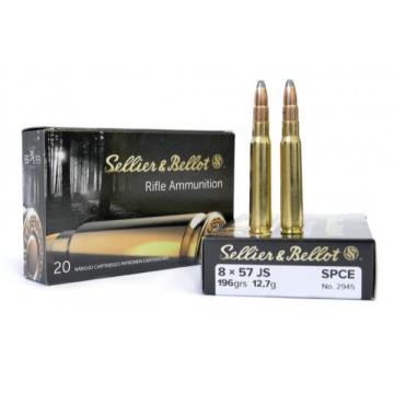 8 x 57 JS SPCE 12,7 g, 196 gr, Sellier & Bellot, balení 20 ks
