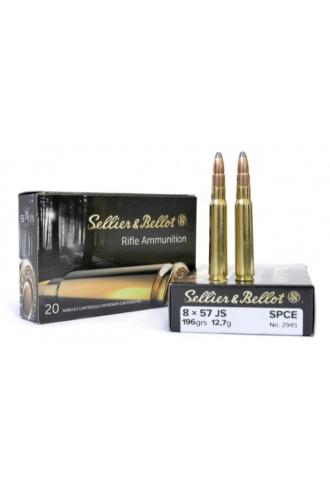 8 x 57 JS SPCE 12,7 g, 196 gr, Sellier & Bellot, balení 20 ks