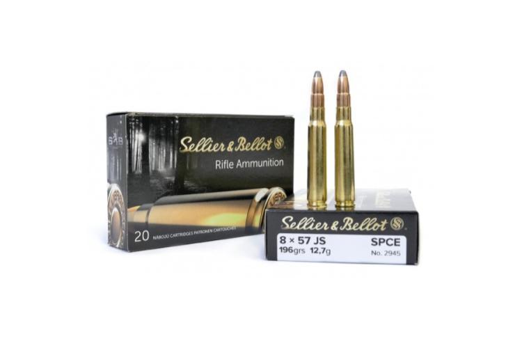 8 x 57 JS SPCE 12,7 g, 196 gr, Sellier & Bellot, balení 20 ks