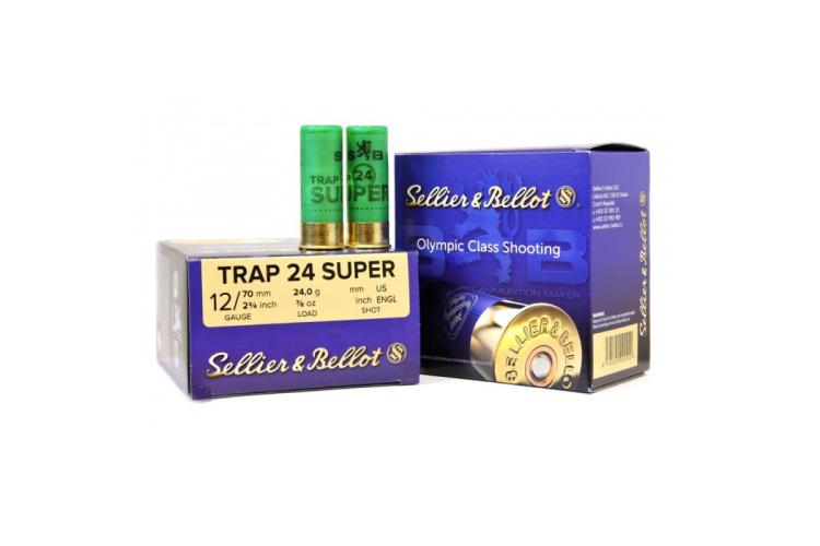 TRAP 24 SUPER, 12 / 70, 2,4 mm, Sellier & Bellot, balení 25 ks