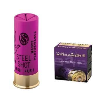 STEEL SHOTS 32, 12 / 70, 3,56 mm - ocelové broky, Sellier & Bellot, balení 25 ks