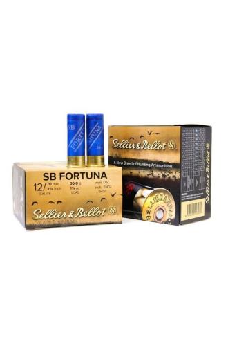 Brokový náboj FORTUNA 12 / 70, 36g, 3,5 mm, Sellier & Bellot - 25 ks