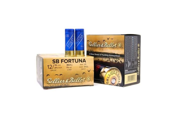 Brokový náboj FORTUNA 12 / 70, 36g, 3,5 mm, Sellier & Bellot - 25 ks