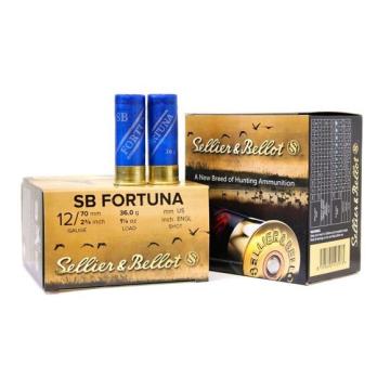 Brokový náboj FORTUNA 12 / 70, 36g, 4,0 mm, Sellier & Bellot - 25 ks